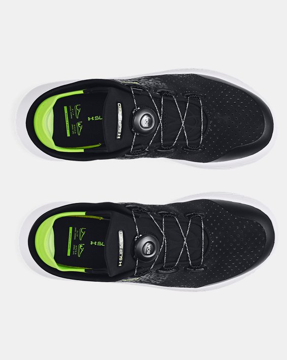Unisex UA SlipSpeed™ Training Shoes in Black image number 2